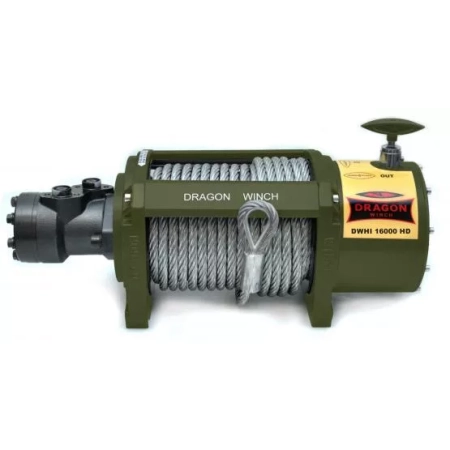 Wyciągarka hydrauliczna Dragon Winch DWHI 16000 HD – 7257 kg, lina stalowa 31 m